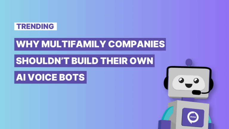 Multifamily leasing team using AI voice assistant