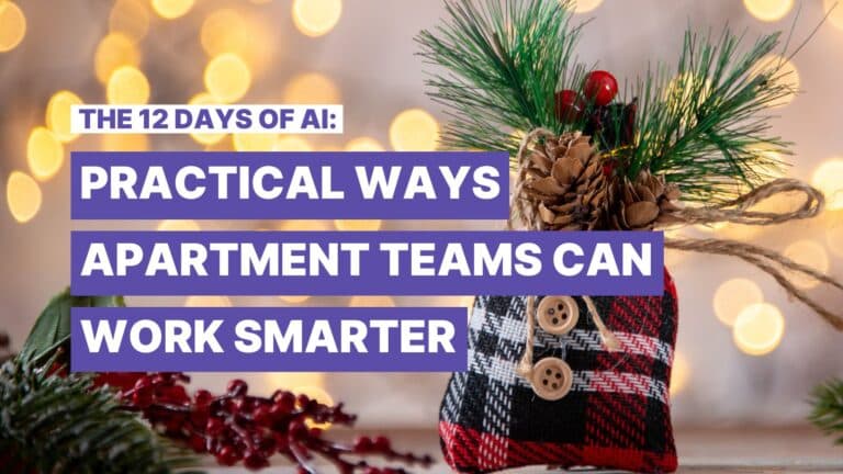 AI tools supporting apartment onsite teams during daily tasks