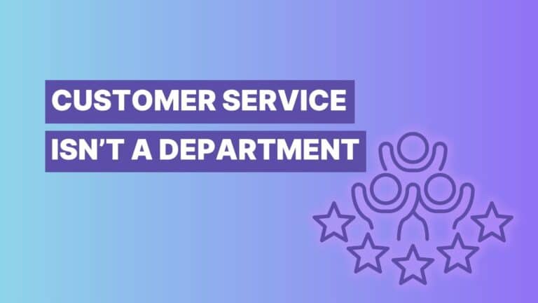 Customer service experience shaped by small human interactions